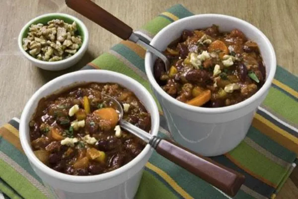 Skvělé chilli s vlašskými ořechy