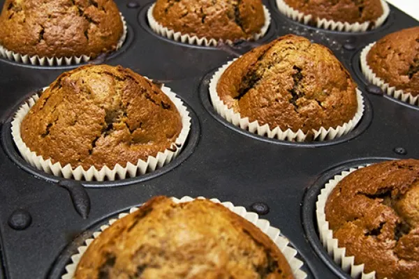 Zázvorovo-pomerančové muffiny